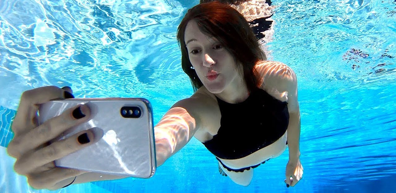iPhone X Underwater Face ID Crazy Test by Jenna Ezarik